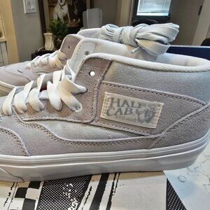 VANS SKATE HALF CAB WAFFLECUP SNEAKERS LIGHT BLUE MENS SIZE 9 SKATEBOARDING NEW